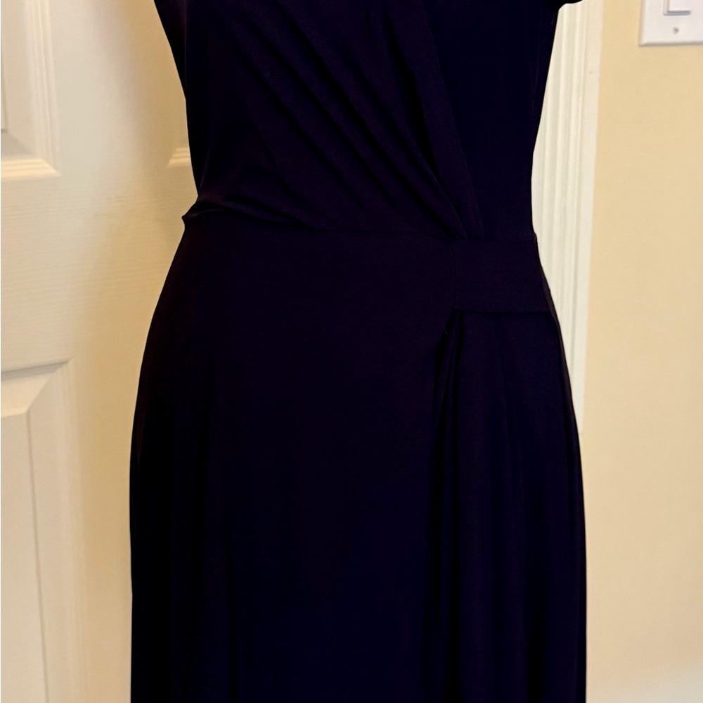 Classic Black Maxi Dress with Twist Waist Detail